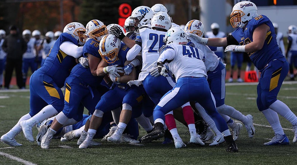 Saints vs. Saints at St. Scholastica.